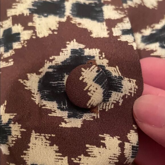 Jessica Women's Patterned Blouse - Brown and Black - Picture 3 of 6